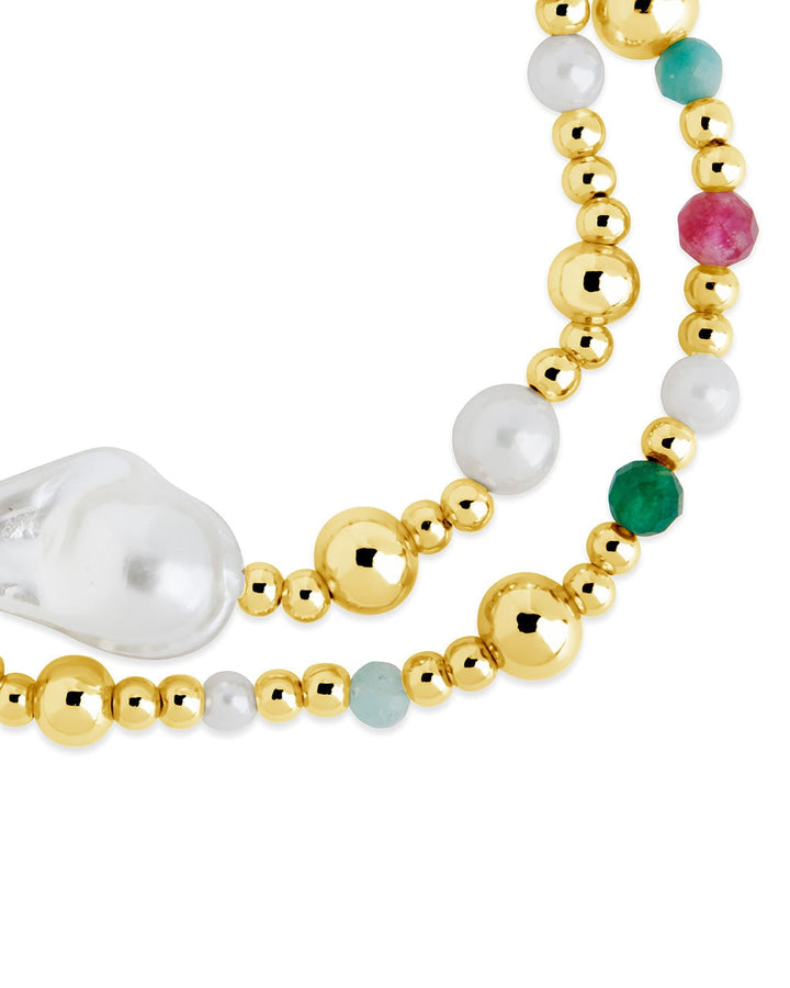 Nell Pearl Stretch Bracelet Set