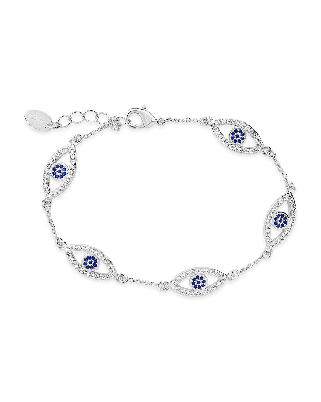 Evil Eye Bracelet with CZ