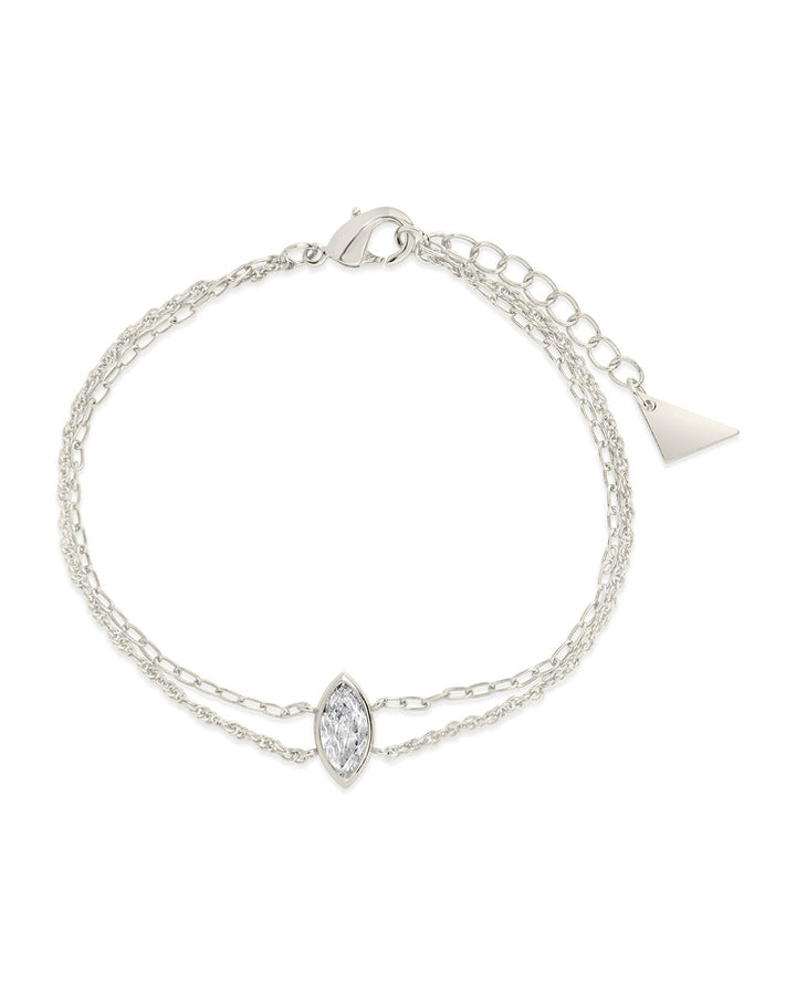 Karlie CZ & Layered Chain Bracelet