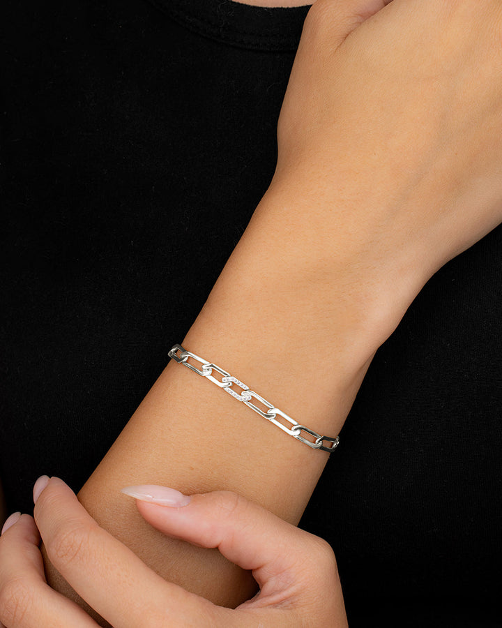 Kinslee CZ Chain Bracelet