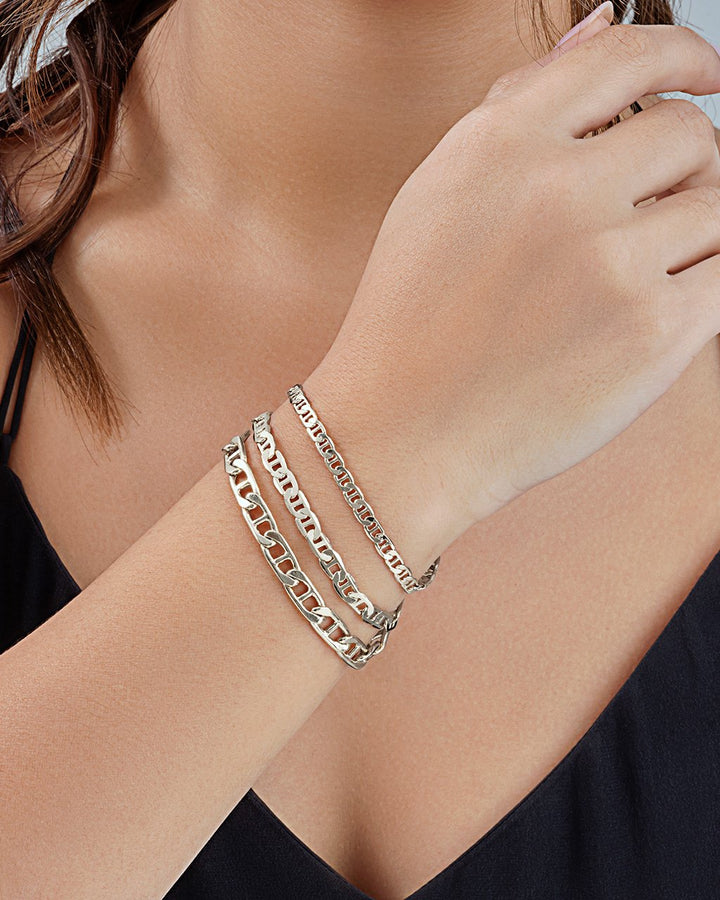 Anchor Chain Bracelet Set