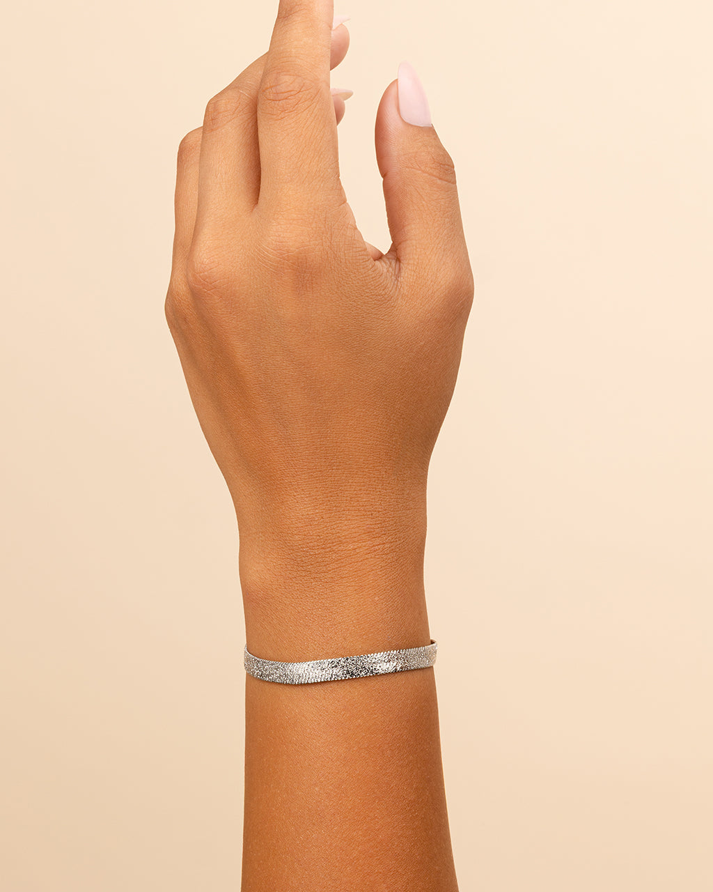 Flat Link Chain Bracelet