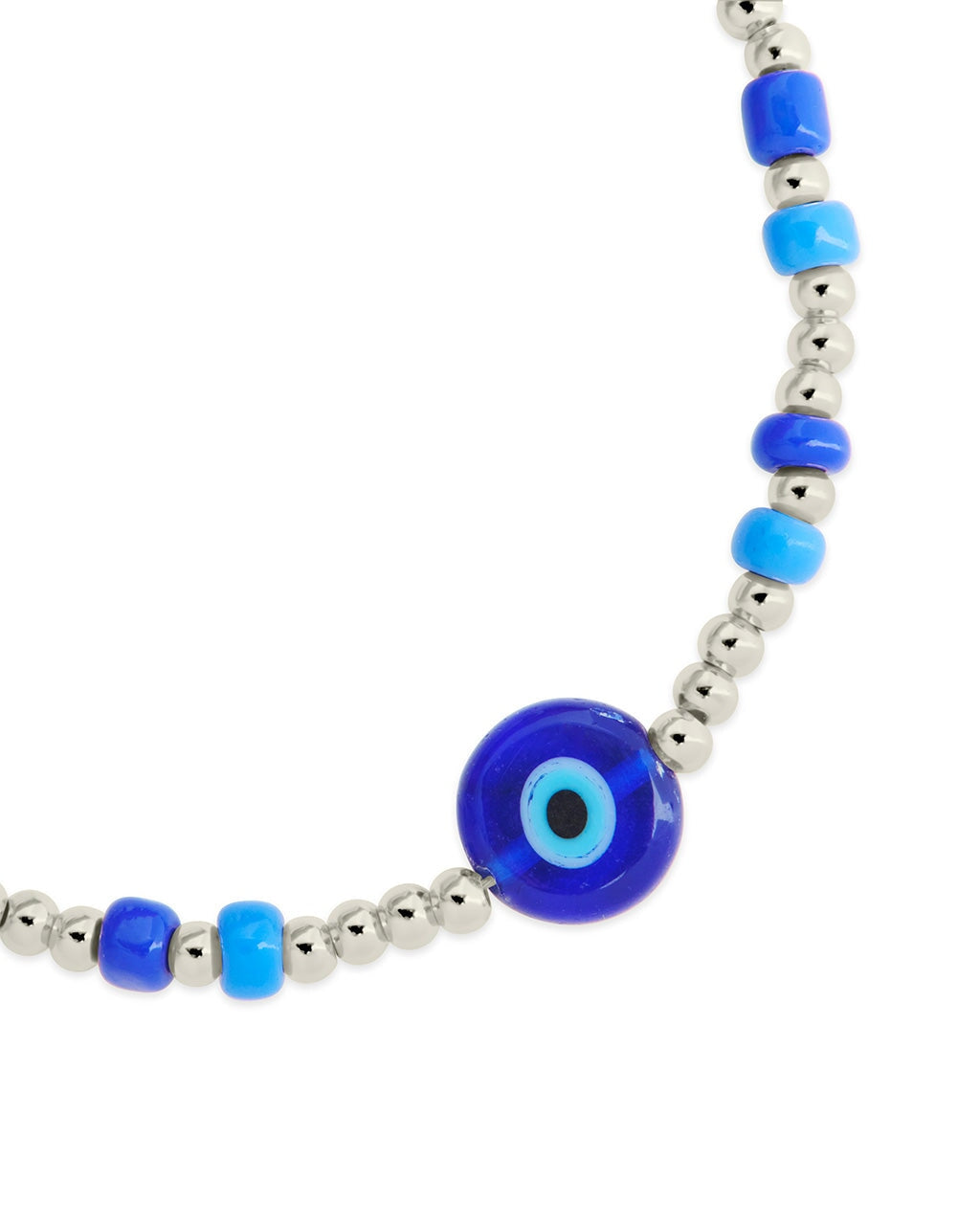 Sibyl Enamel Evil Eye Bead Bracelet