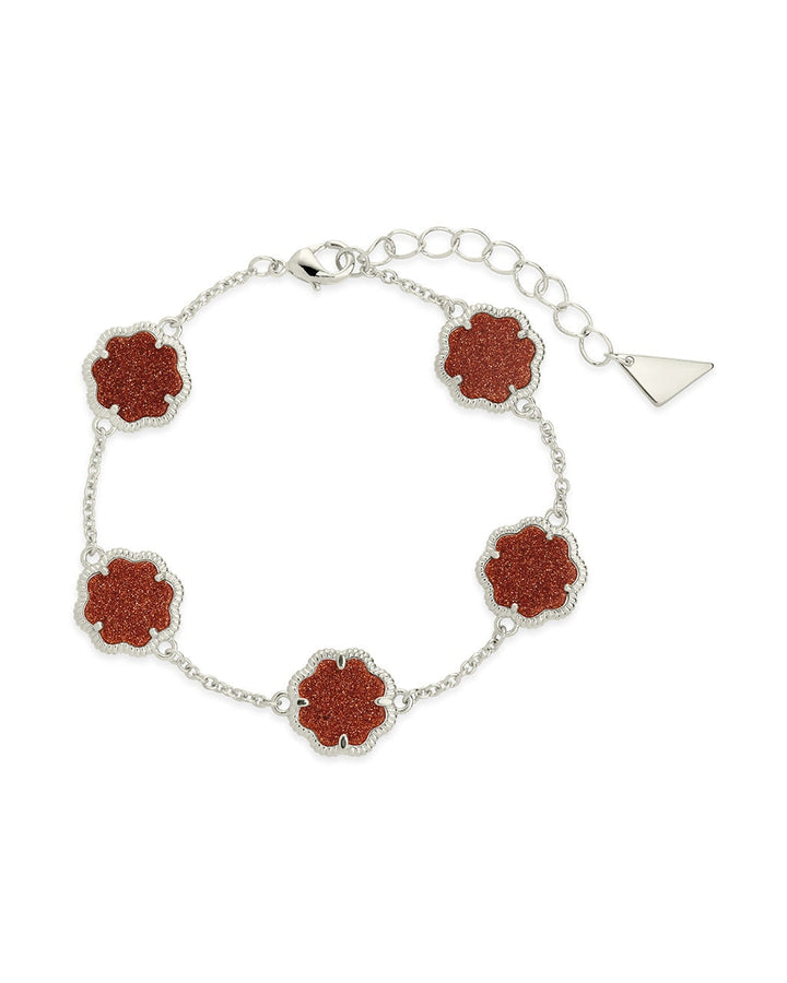 Rose Petal Station Bracelet