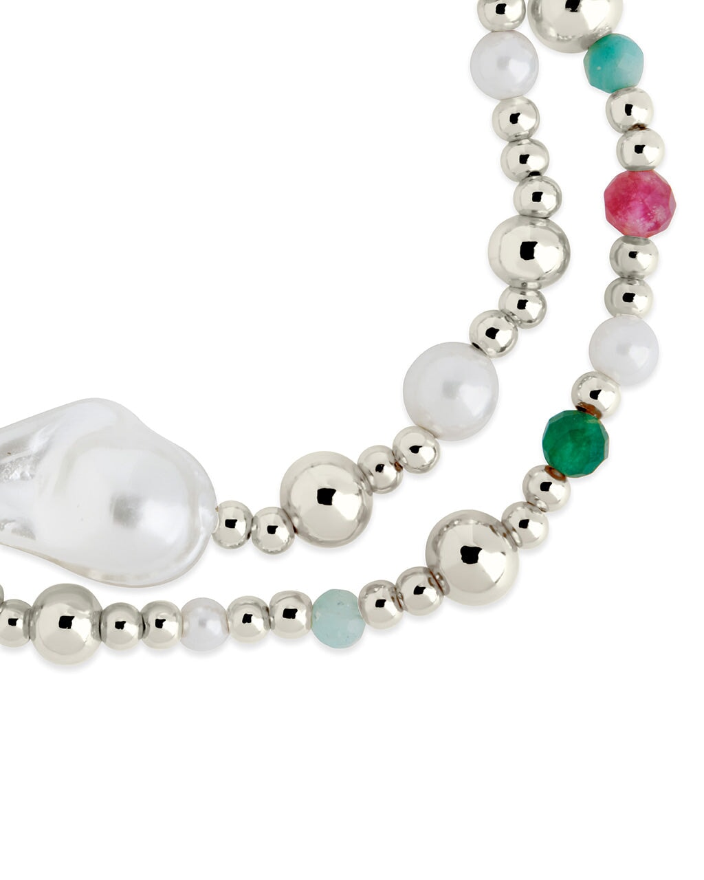 Nell Pearl Stretch Bracelet Set
