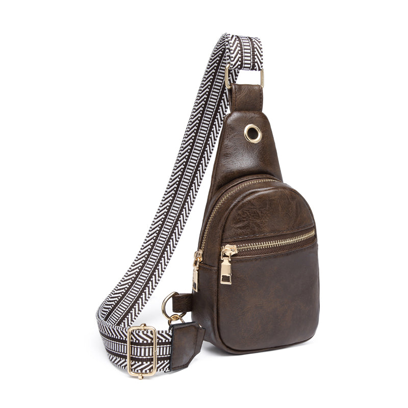 The Palmer | Sling Bag with Zipper Pocket