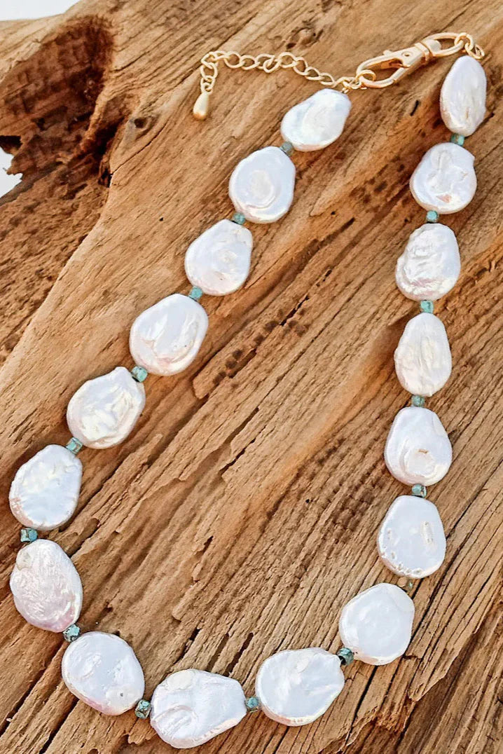 VIRTUE JEWELRY | Coin Pearl Necklace