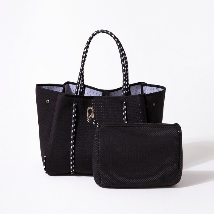 BLACK BASIC SET - EVERYDAY TOTE AND POUCH