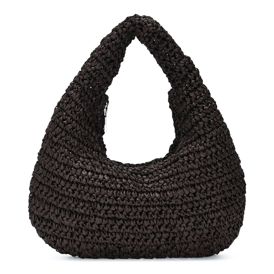 Solea Straw Clutch Bag