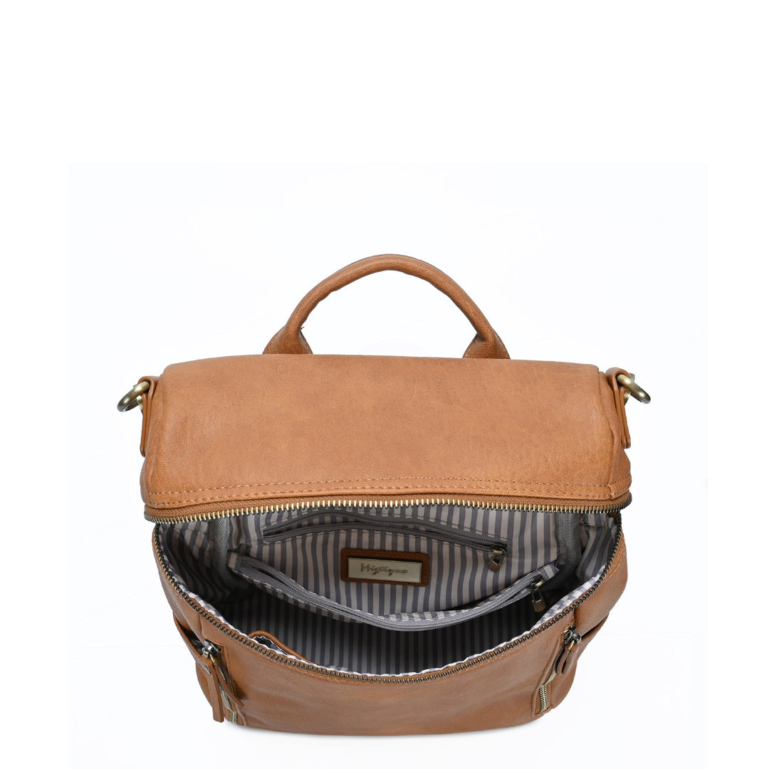 Sienna Utilitarian Shoulder Backpack Purse