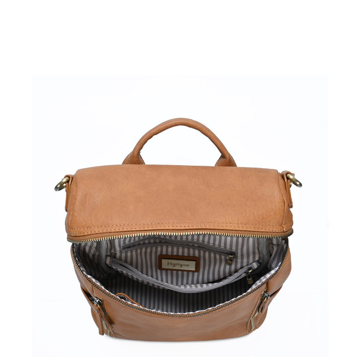 Sienna Utilitarian Shoulder Backpack Purse