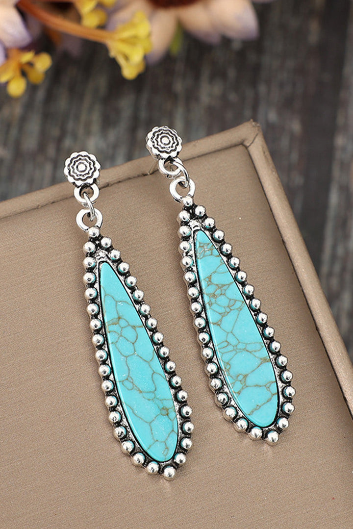 Vintage Bohemian Turquoise Earrings