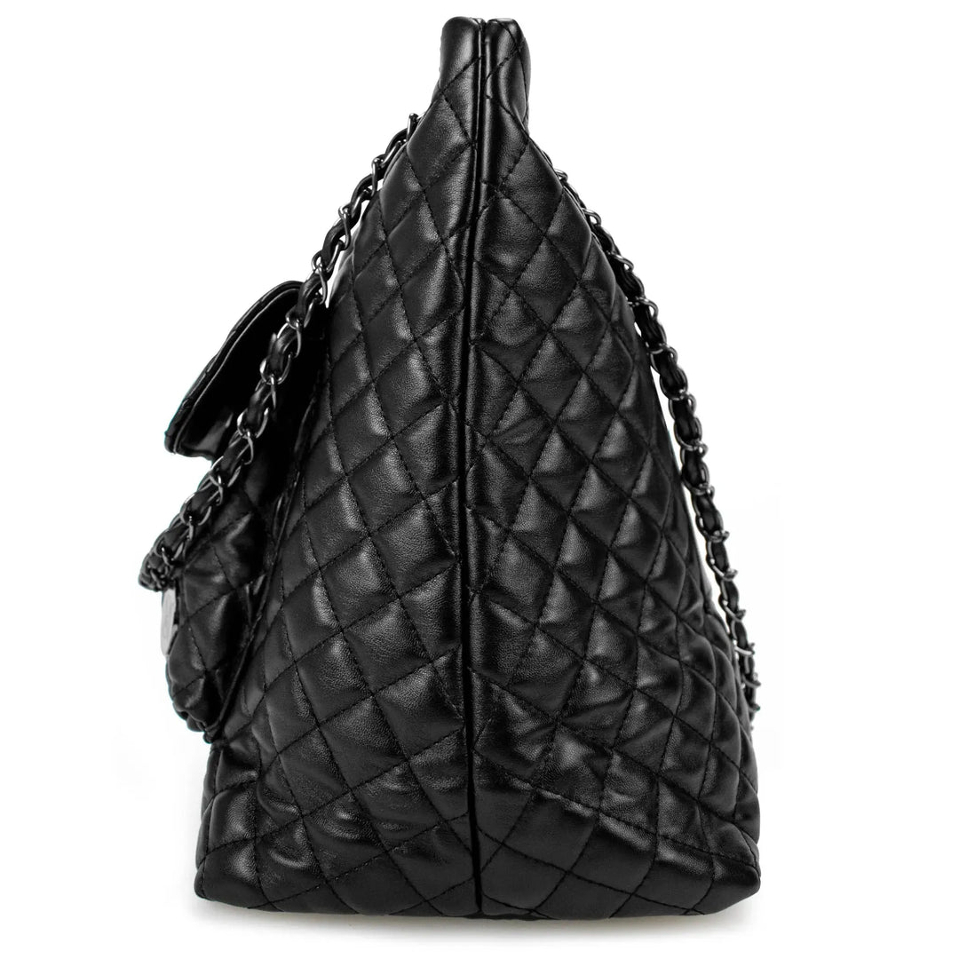 Diana Quilted Vegan Leather Weekender Duffel Bag