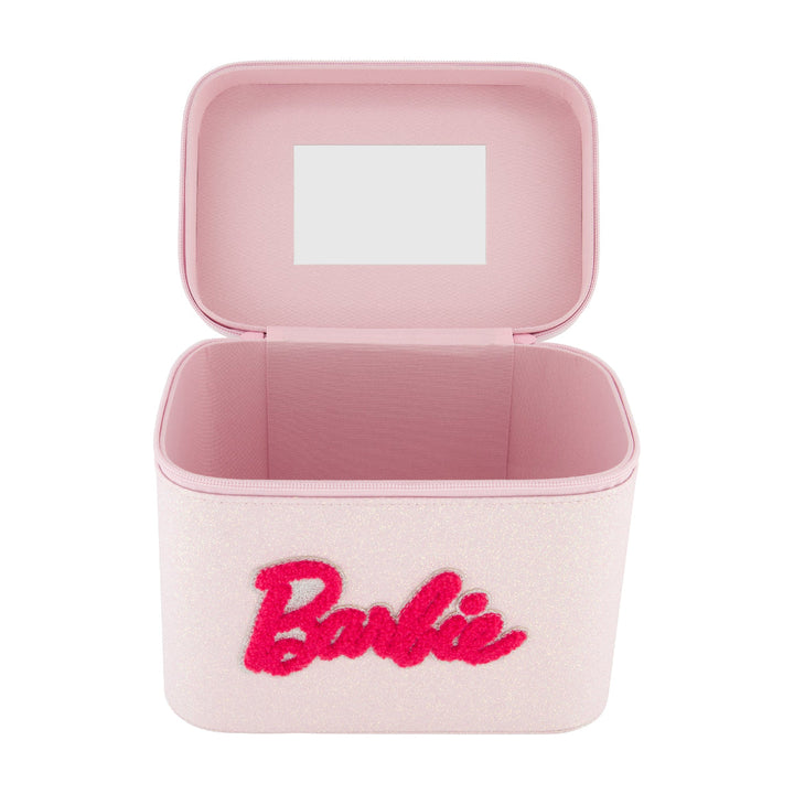 Barbie Pink Cosmetic Case with Mirror