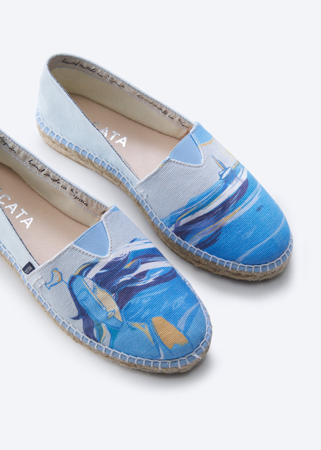 Barceloneta Mediterranean Dreams Canvas Espadrilles Flats