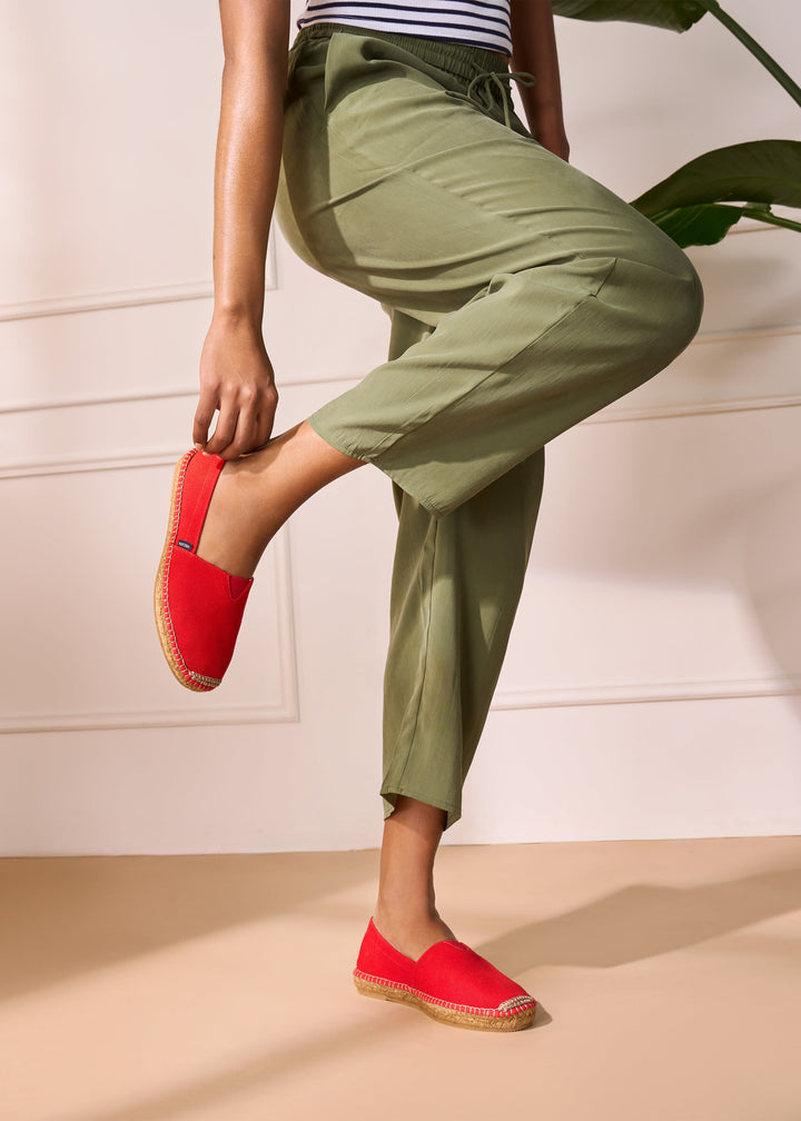 Barceloneta Canvas Espadrille Flats