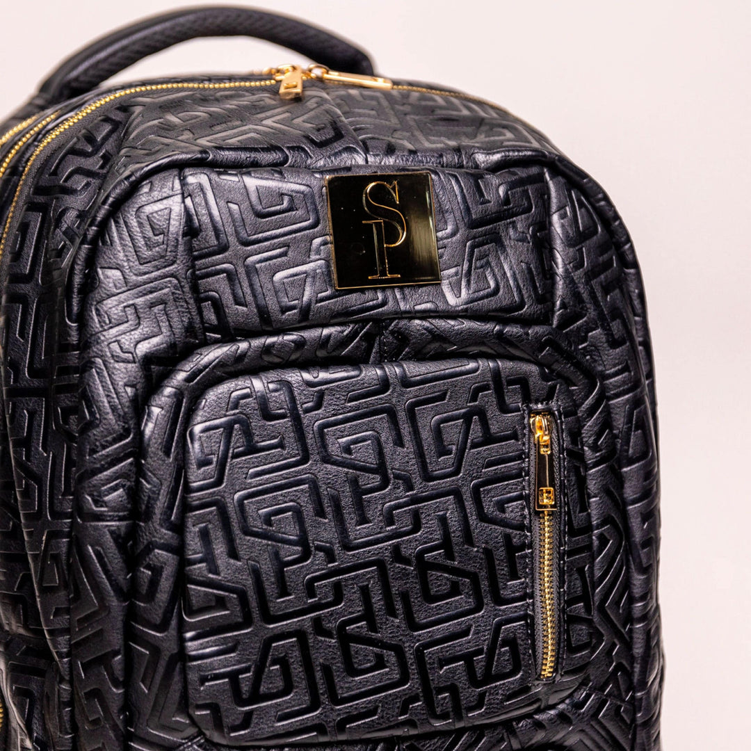 Black Monogram Leather Patented Carry-On Backpack (Only 150 Made)