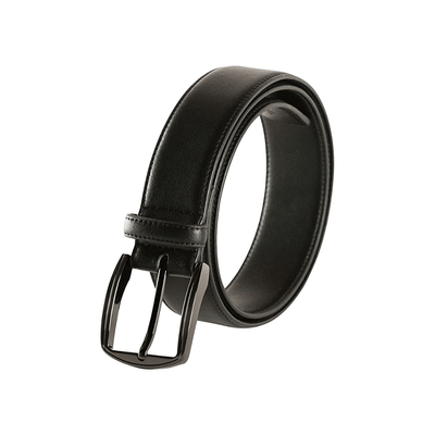 Polished Gunmetal Vegan Belt Size 30 only