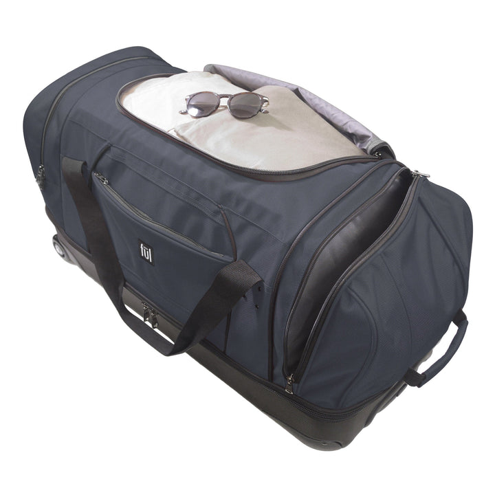 Workhorse 30" Split Level Navy FŪL Rolling Duffle Bag