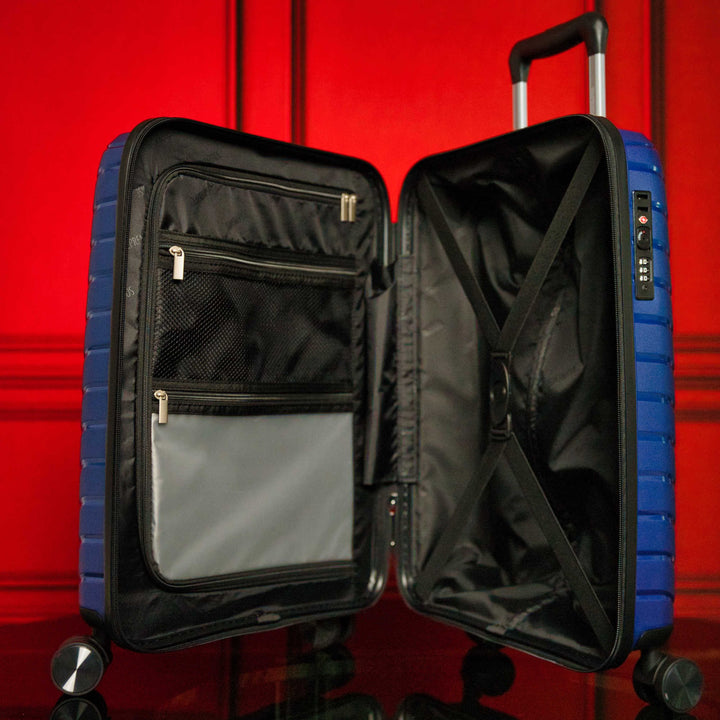 28-inch Blue Hardcase Roller Luggage