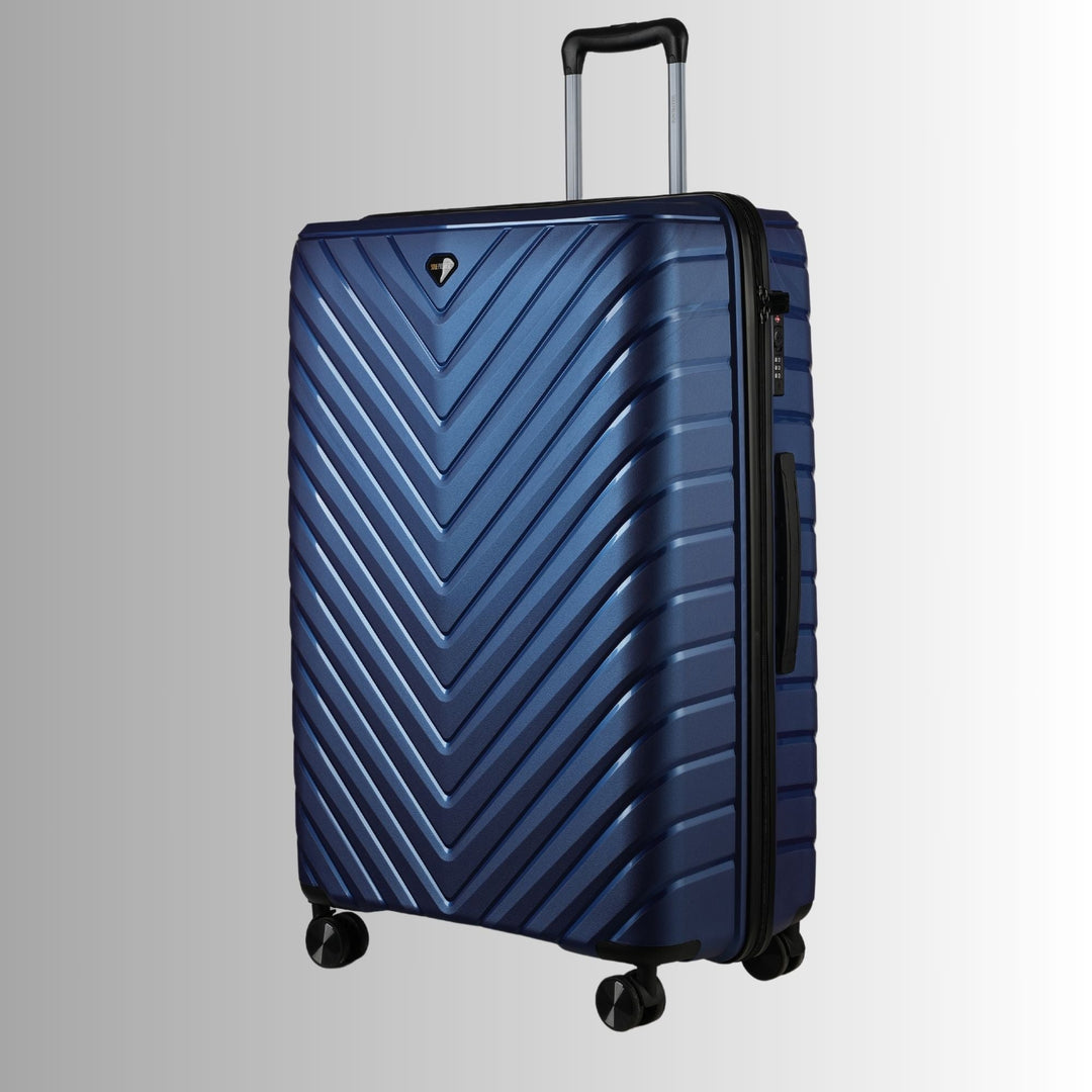 Blue Hardcase Roller Luggage Set (28&