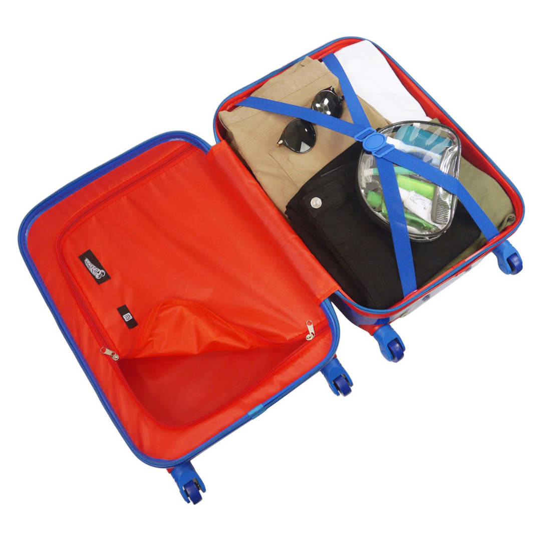 WB Superman Kids 20.5" Hard Side Spinner Carry-on Luggage