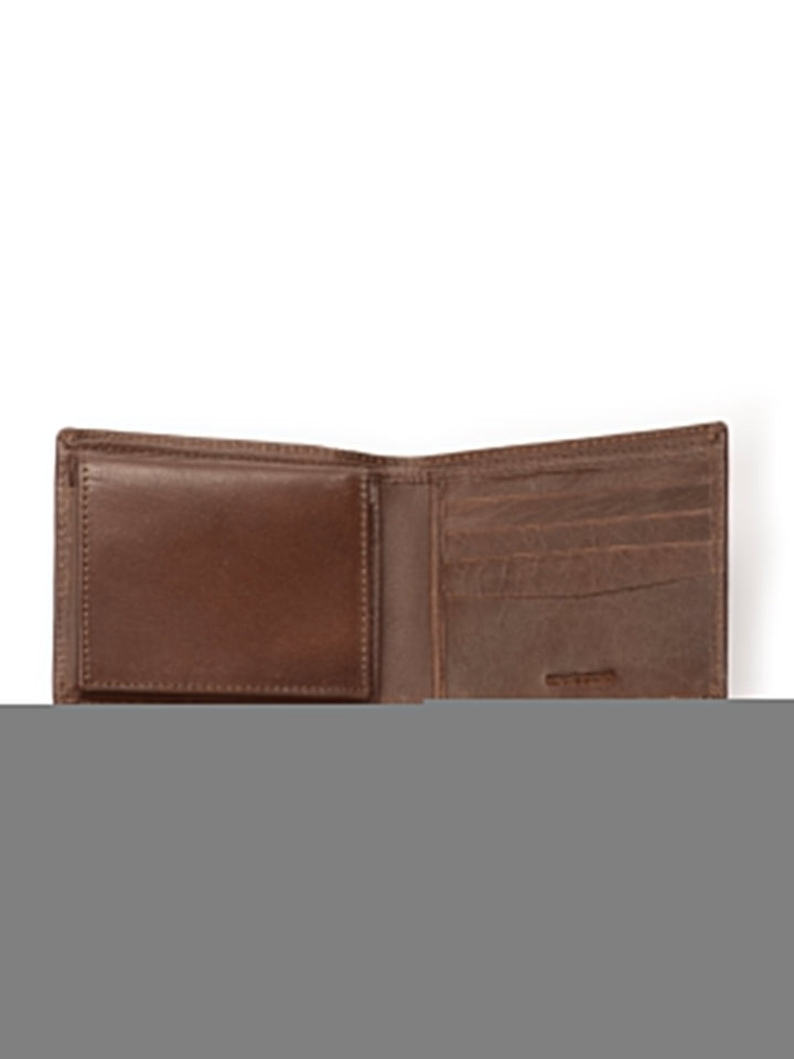 Wealth Ward Brown Bi-folded Wallet