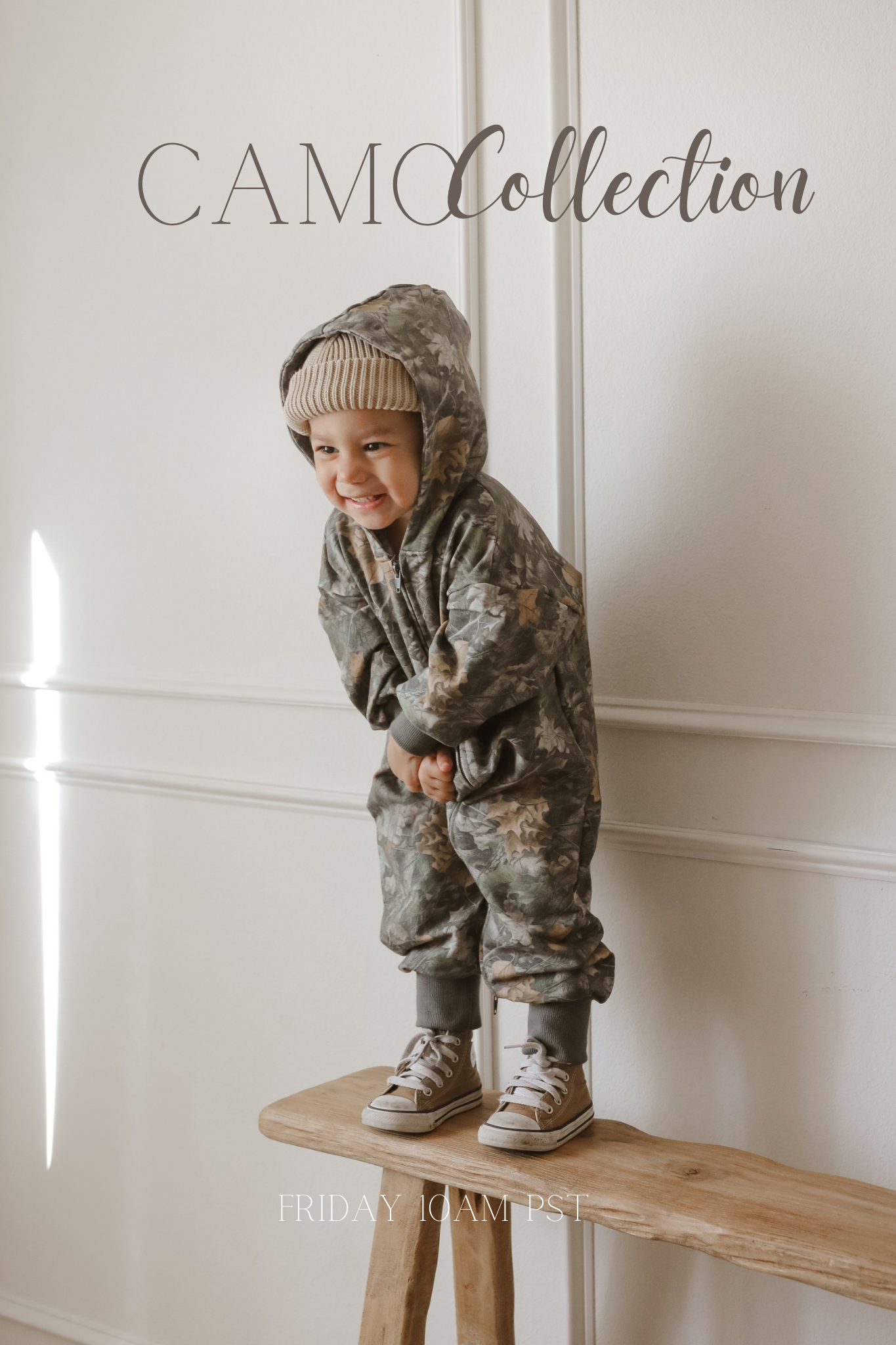 Camo Zip Jumpsuit