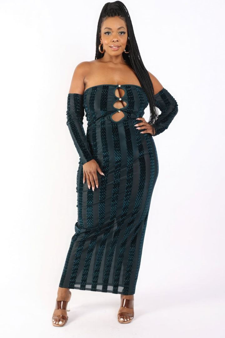 “You See Me” Off Shoulder Dress