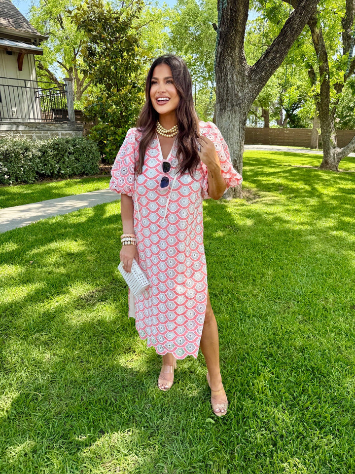 Pamela Coral Maxi Dress