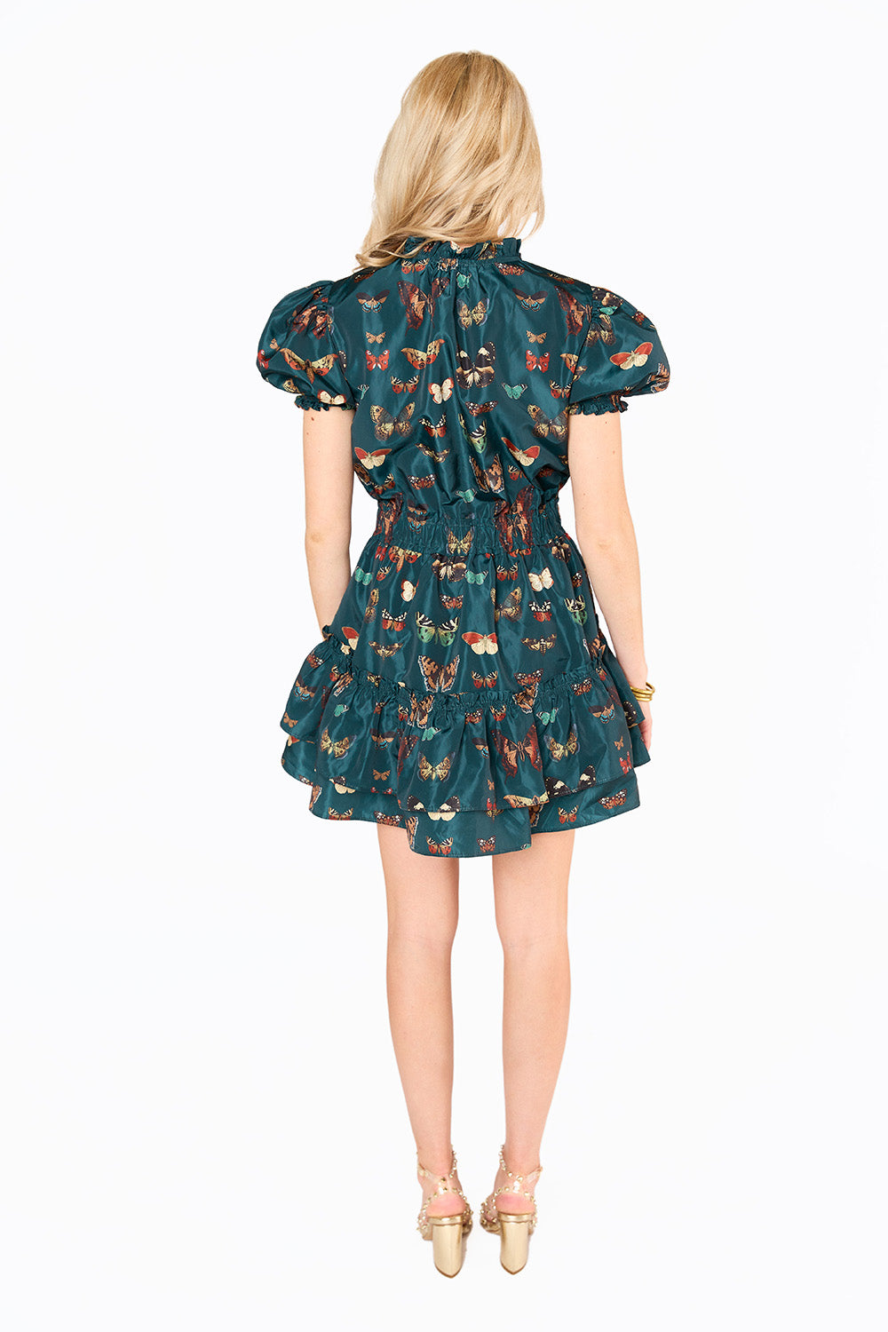 Clementine Elastic Waist Mini Dress- Dragonfly