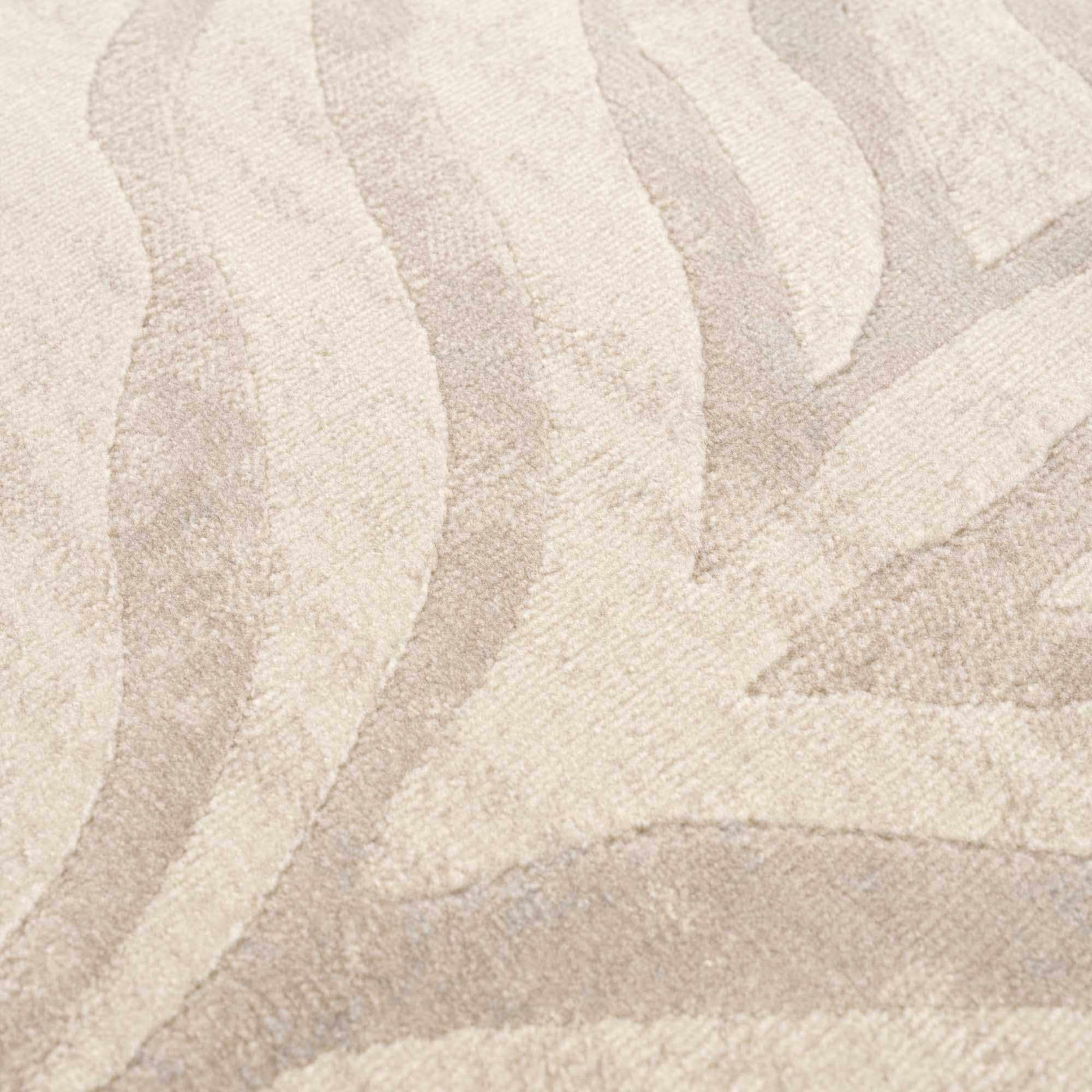 Beige Manteca Zebra Print Area Rug