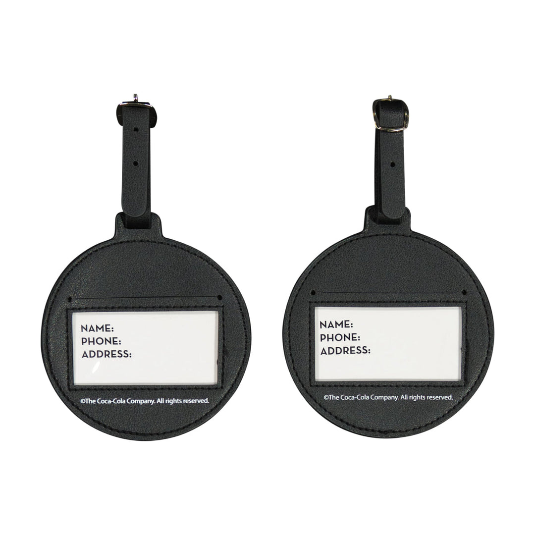 Coca-Cola Circle Luggage Tag 2-Piece Set