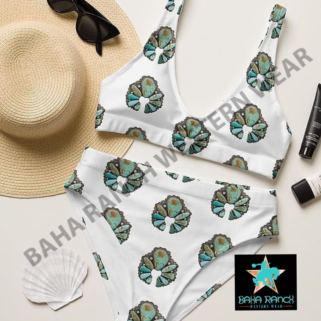 Yeehaw Turquoise Naja Bikini