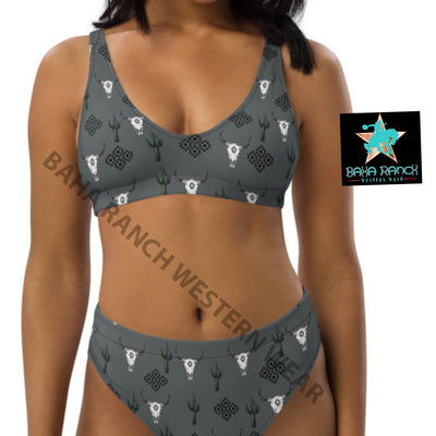 Yeehaw Aztec Bull Skull Bikini