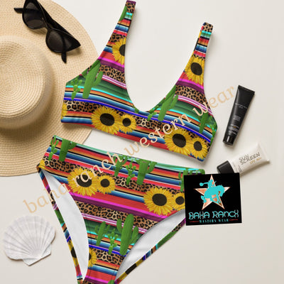 Yeehaw Sunflower Serape Bikini