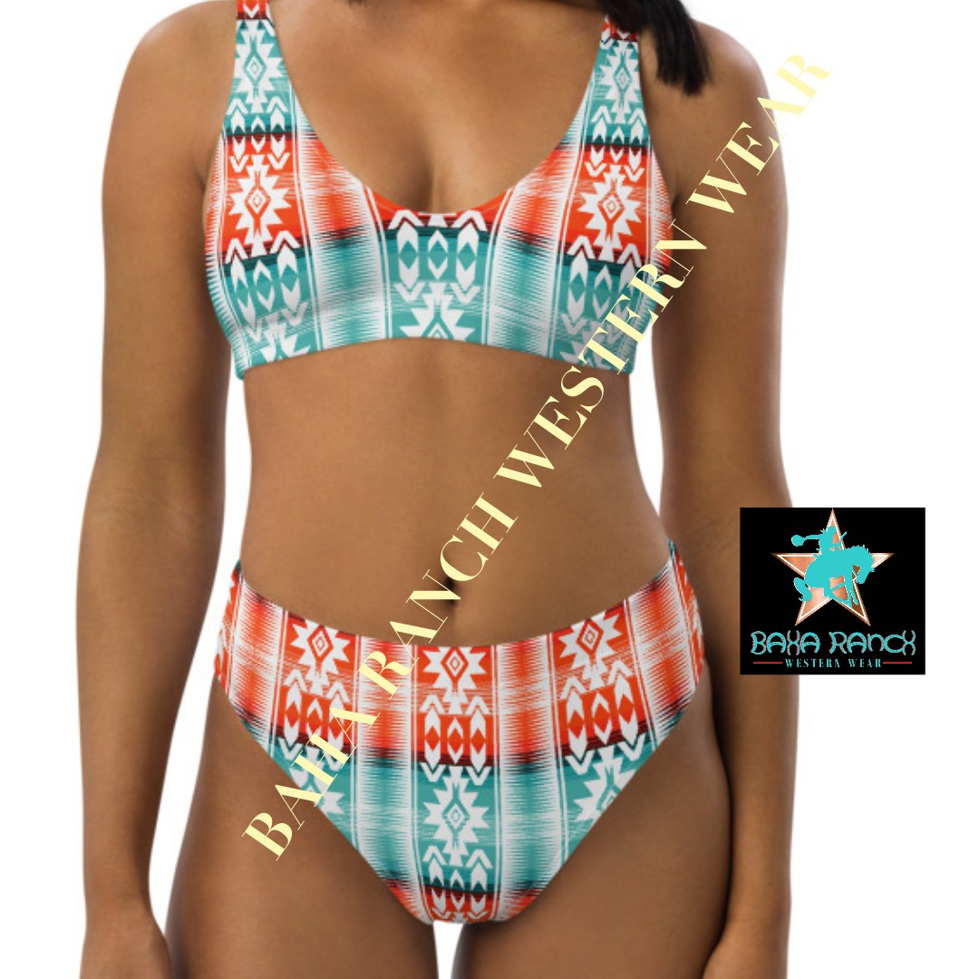 Yeehaw Aztec Print Bikini