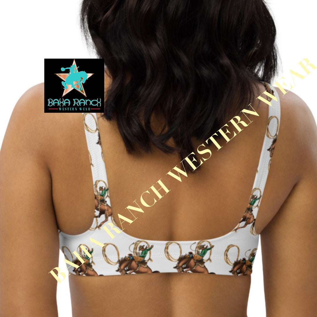 Yeehaw Rope & Ride Bikini Top