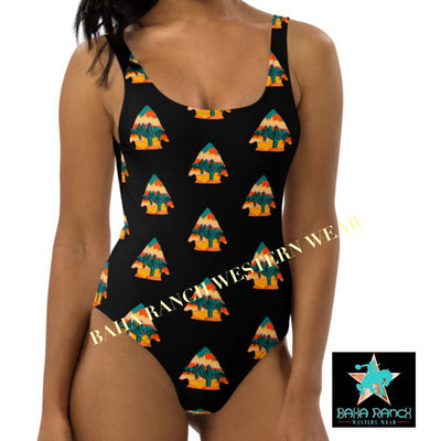 Yeehaw Desert Arrowhead One-Piece Swimsuit