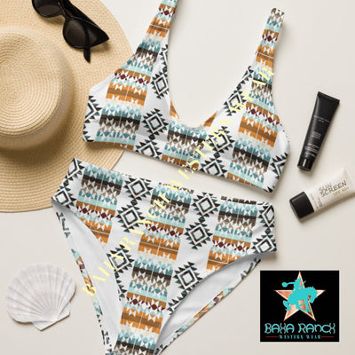 Yeehaw Aztec Blanket Print Bikini