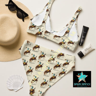 Yeehaw Vintage Rodeo Cowboy Bikini