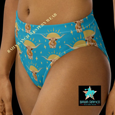 Yeehaw Longhorn Sunshine Bikini Bottom