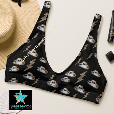 Yeehaw Disco Cowgirl Bikini Top