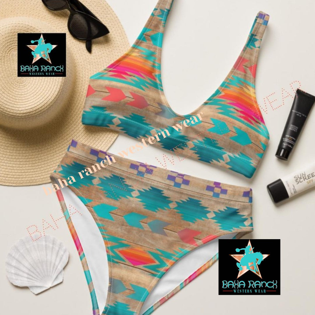 Yeehaw Southwest Aztec Bikini