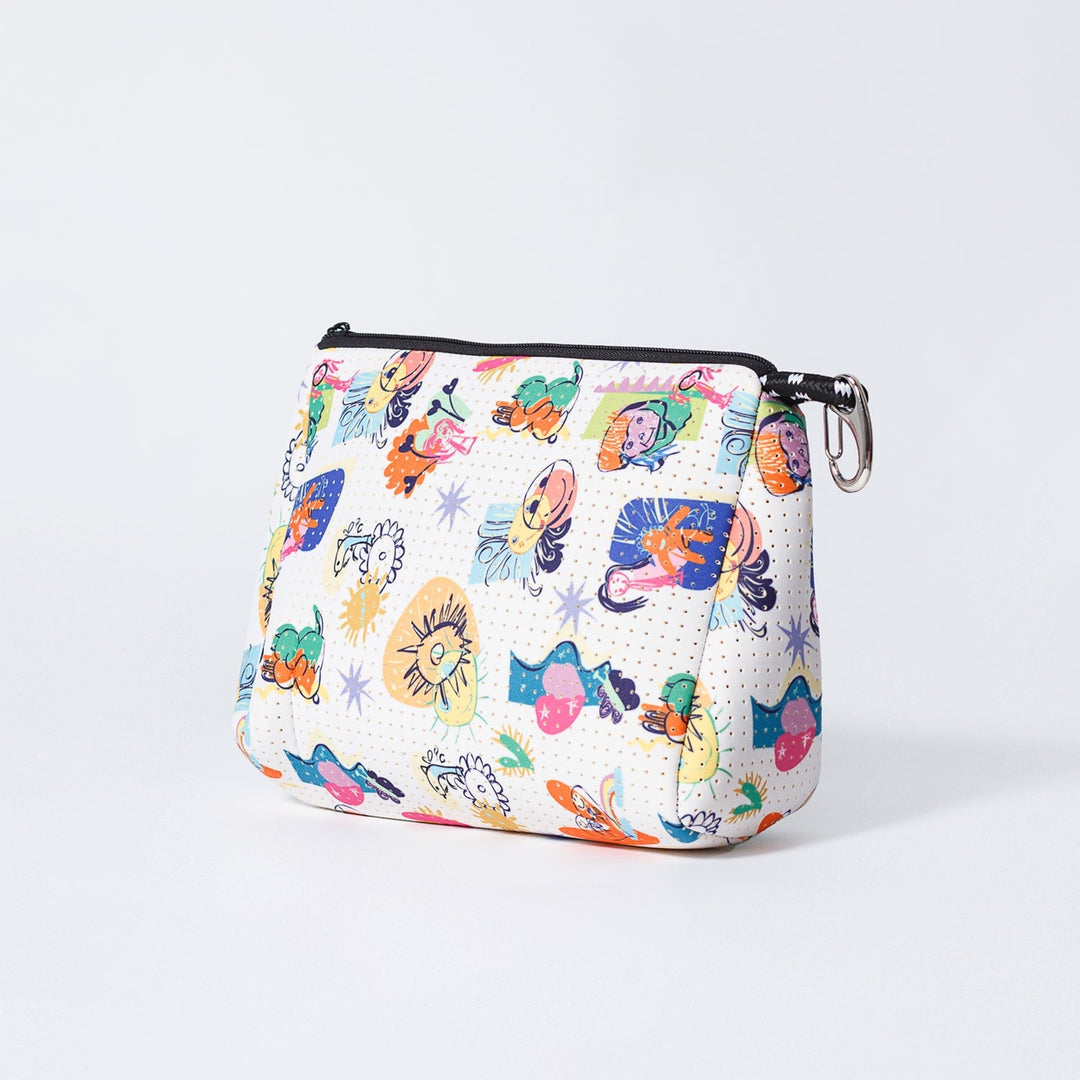 CONSTRUYENDO FUTUROS WHITE BASIC SET - EVERYDAY TOTE AND POUCH