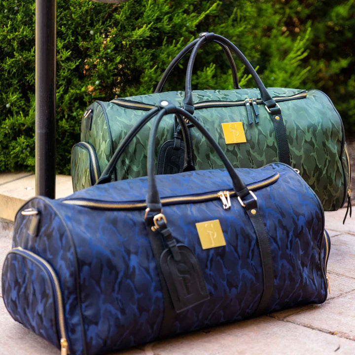 Blue Camo Weekender Duffle Bag (FLASH SALE)