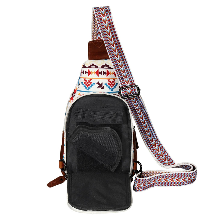 Concealed Carry Aztec Indie Canvas Sling by DS Conceal