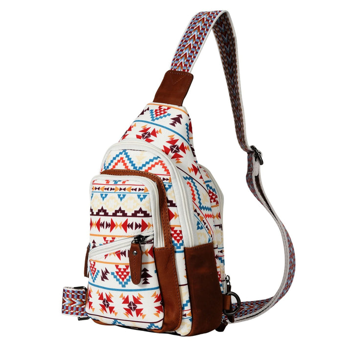 Concealed Carry Aztec Indie Canvas Sling by DS Conceal