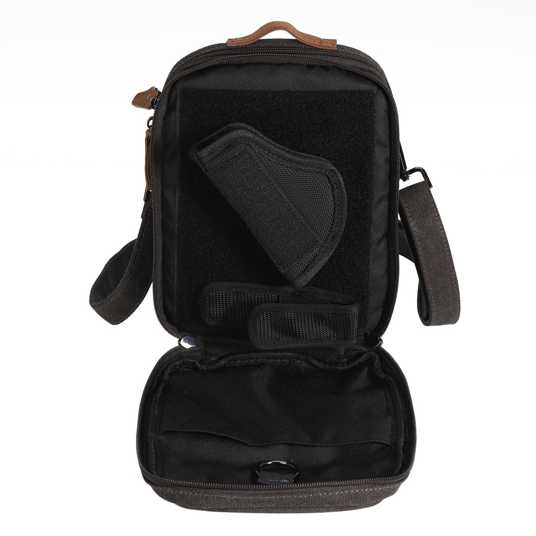 Concealed Carry Unisex Jax Canvas Crossbody by DS Conceal