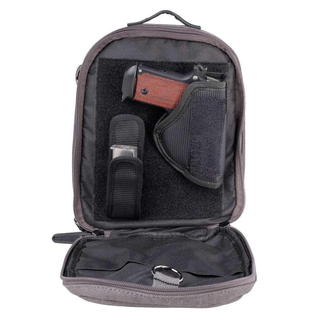 Concealed Carry Unisex Jax Canvas Crossbody by DS Conceal